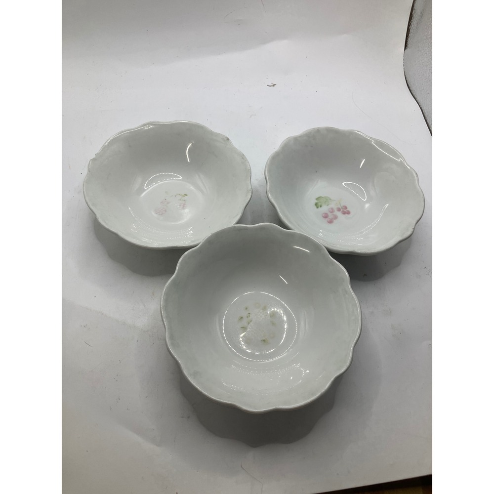 Cordon Bleu BLA Hand‎ Decorated Floral Bowls Set of 3 Small Dishes
